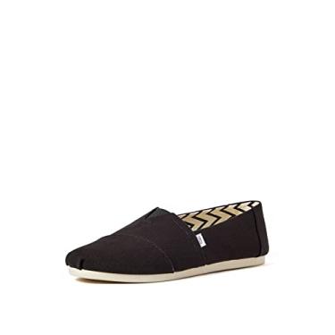 Imagem de TOMS Mocassim masculino Alpargata, Preto, 8.5
