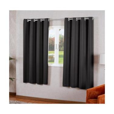Imagem de Cortina Blackout Em Tecido 4m Blecaute Bloqueia Corta Veda Luz Retem o