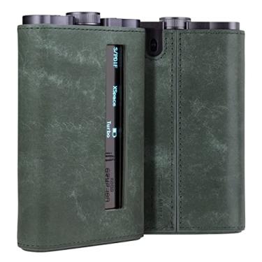 Imagem de Miter Case Para iFi Audio xDSD Gryphon Pro / Gryphon dac , Capa de couro artesanal Itália Pueblo para GryphonPro (verde)