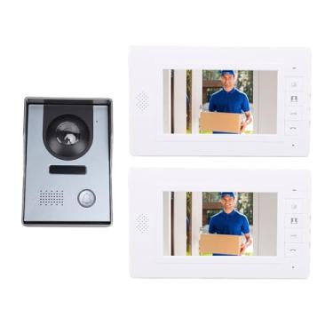 Imagem de Sistemas de Intercomunicação de Vídeo Com Fio, Sistemas de Interfone Com Campainha de Vídeo de 7 Polegadas, Intercomunicador de Via Dupla para Apartamento de Escritório Doméstico
