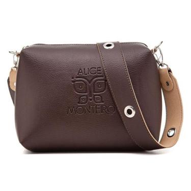 Imagem de Necessaire lady day - ALICE MONTEIRO, Marrom