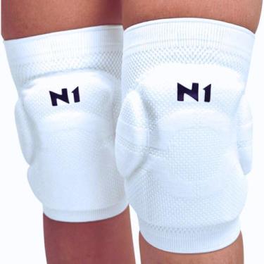 Imagem de Joelheira Vôlei N1 Sport Spry Profissional - N1Sport, Branco, G