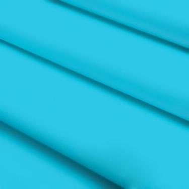 Imagem de Papel de Parede Adesivo Vinílico Prova d'água Azul Liso 1m - Leliz Pap