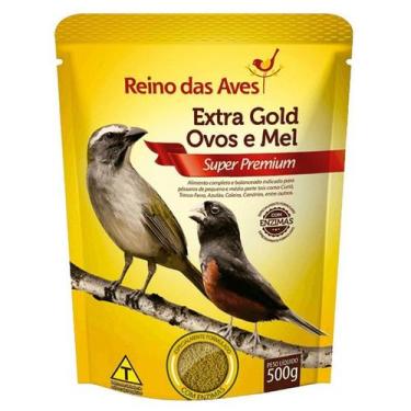 Imagem de Extrusada Reino das Aves - Extra Gold Ovos e Mel Super Premium 500g