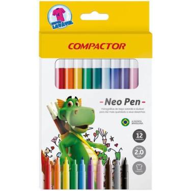 Imagem de Hidrocor 12 Cores Neo-Pen Gigante Compactor