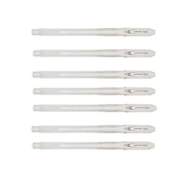 Imagem de Kit 7 Canetas Gel Signo Angelic Color BRANCA Dermatológica - Genérico