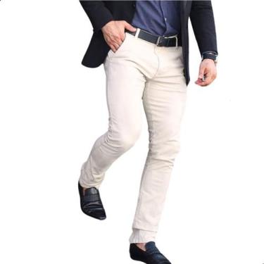 Imagem de Calça Alfaiataria Sport Fino Premium Sarja Gelo Masculina - XR Jeans, 