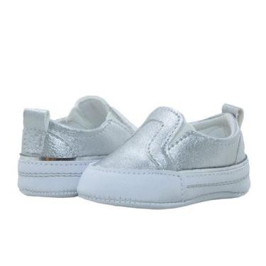 Imagem de Sapatinho de Bebê Bicho de Pé - Conga Feminina c/ Elástico - Sintético