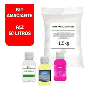 Imagem de Kit Base Amaciante + Corante + Essência + Frete = 50 Litros - Alquimia