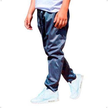 Imagem de Calça Infantil Lisa Helanca Flanelada Agasalho  - Ben20 Premium, Cinza