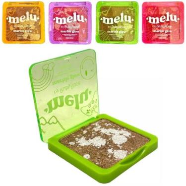 Imagem de Iluminador Cremoso Marble Glow Melu Ruby Rose 4 Opções Cores - Melu By