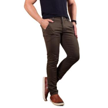 Imagem de calça masculina varias cores - Diversas, Marrom escuro, 40