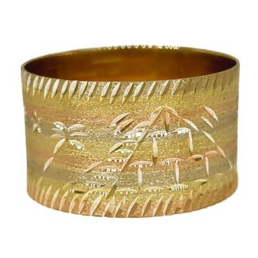 Imagem de Anel Em Ouro 18k 750 Escrava 9 Cores, 12