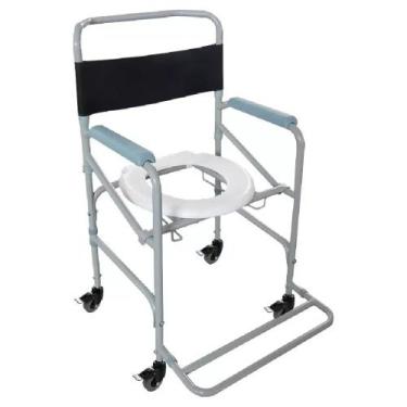 Imagem de Cadeira De Banho Higiênica Modelo D40 Até 100kg Dellamed