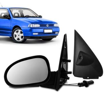 Imagem de Retrovisor Gol Parati Bola 2 portas 1995 1999 c/c e acabamen - Retrove