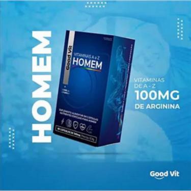 Imagem de Vitamina de A a Z Homem +Arginina Good Vit c/60 caps