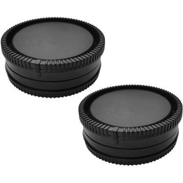 Imagem de Tampa da carroceria + tampa da lente traseira para câmera Sony E-Mount Alpha A6600 A6400 A6300 A6100 A6000 ZV-E1 ZV-E10 A7 A7II A7III A7IV A7SIII A7RII III A7RIV A7RV A7C A9 (para acessórios),