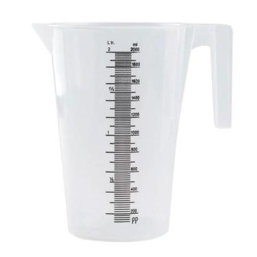 Imagem de Jarra graduada medidora Sem tampa 2L Plástico bpa free - Cromus