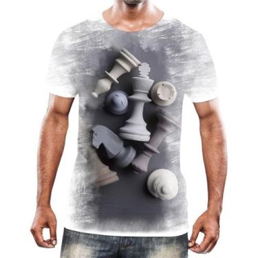Imagem de Camiseta Camisa Jogo Tabuleiro Xadrez Rei Torre Rainha HD 13 - Enjoy S