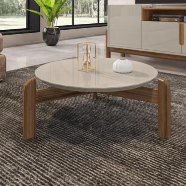 Imagem de Mesa De Centro Para Sala 006008 Off White Cedro DCASA - CASA D, Off Wh