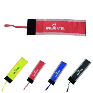 Imagem de Braçadeira Elástica Faixa Capitão Mania de Futsal, Faixacapmania, Vm, 