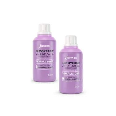 Imagem de Kit 2 Removedor De Esmalte Uva Sem Acetona 100ml - Farmax