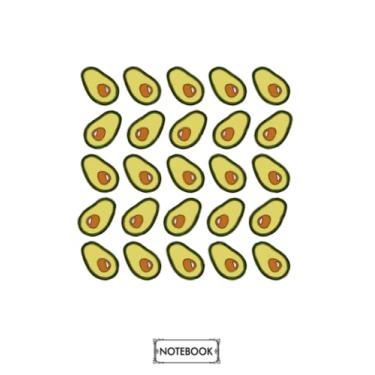 Imagem de Avocados G92589 Notebook: 6x9 120 Pages, Journal, Matte Finish Cover, Planner, Diary, Lined College Ruled Paper