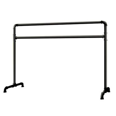 Imagem de Ballet Bar Barra De Balé De Metal Portátil Para Casa, Barra De Dança De Balé De Camada Dupla Para Alongamento Adulto E Treinamento De Ginástica, Fácil De Montar(Black,200cm)