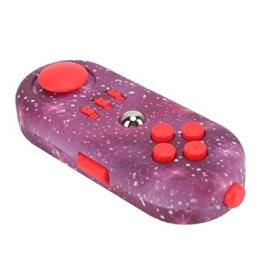 Imagem de Brinquedo Fidget Portátil Controlador Sensorial Almofada Relaxar Humor Ansiedade Alívio do Estresse Brinquedo para Adultos Crianças (10 estrelas roxas)