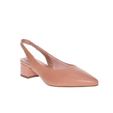 Imagem de Sapato Feminino Beira Rio 4182.220 Social Scarpin Salto Baixo Grosso Mule