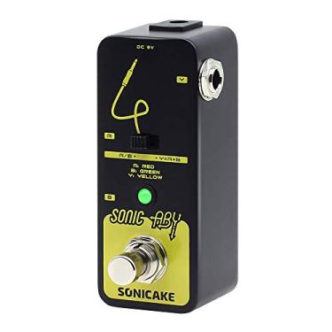 Imagem de SONICAKE Sonic Aby Box Line Selector Ab Switch Pedal Aby Mini Pedal de efeito de guitarra True Bypass