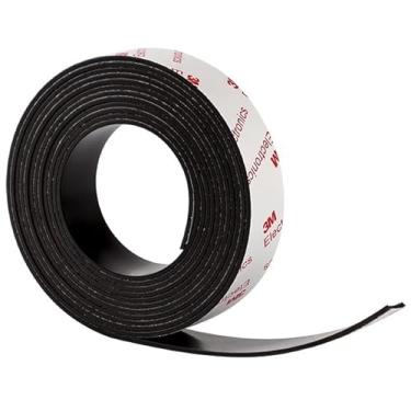 Imagem de Yamsop Fita magnética adesiva de 3,5 cm x 6 m, tiras magnéticas flexíveis com suporte adesivo 3M, rolo de fita magnética