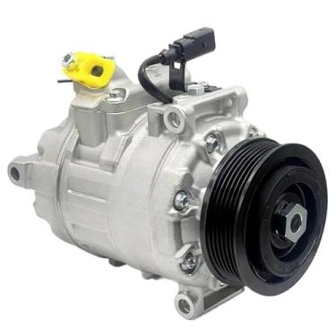 Imagem de Compressor de ar condicionado automotivo para VW AMAROK TRANSPORTER T5 MULTIVAN CARAVELLE 7E0820803 7E0820803A 7E0820803D 7E0820803F