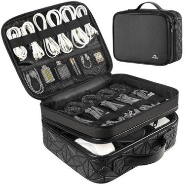 Imagem de Bolsa Organizadora de Eletrônicos para Viagem MATEIN - Porta-Cabos