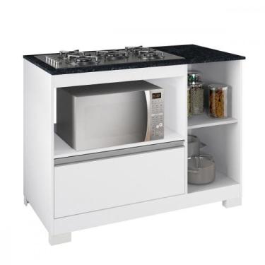 Imagem de Balcão Para Cooktop 5 Bocas Branco NT 3050 New Notável, Branco New