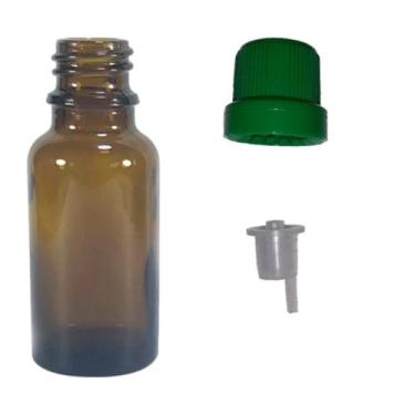 Imagem de Frascos de Vidro Âmbar 30ml com Tampa Gotejador Kit 35 unds  - RC MINA