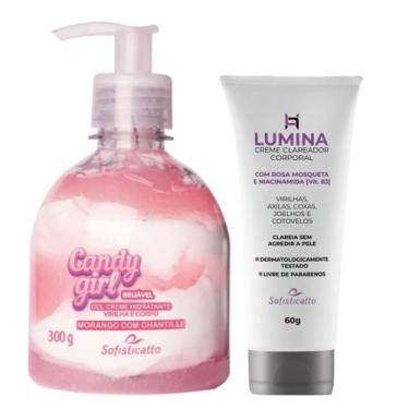 Imagem de Creme Clareador Lumina Niacinamida Aromatizante Virilha Kit - Sofistic