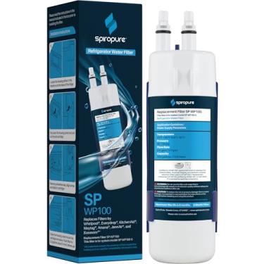 Imagem de SpiroPure Filtro de água para geladeira certificado SP-WP100 NSF compatível com filtro W10295370A 1 9081 EDR1RXD1 9930 W10295370 46-9081 46-9930 Filter1 (pacote com 1)