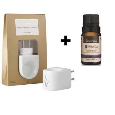 Imagem de Difusor Aromatizador Via Aroma Original Elétrico E 1 Óleo Essencial La