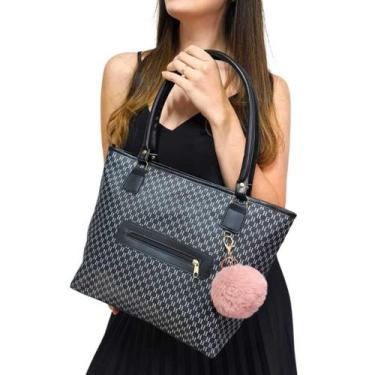 Imagem de Bolsa Feminina Grande De Ombro De Lado para Faculdade Trabalho Passeio