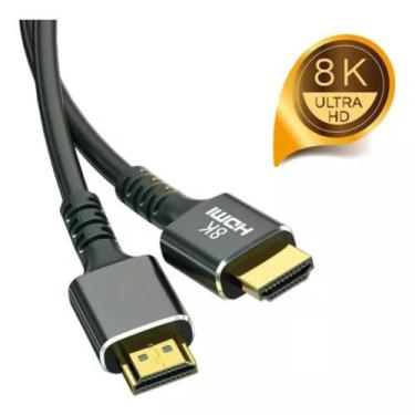 Imagem de Cabo Hdmi 2m 8k 60hz Ultra Hd Gold 2.1 E 4k 120hz 2 Metros - Lotus