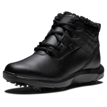 Imagem de FootJoy Sapato de golfe feminino Stormwalker, Preto/preto, 35