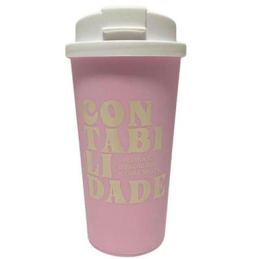 Imagem de Copo Café C/ Tampa Bucks 500ml Estampado Frases Profissões - Uatt, Con