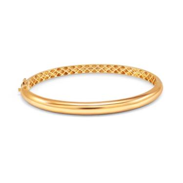 Imagem de Pulseira Bombe de Ouro 18k Modelo Algema