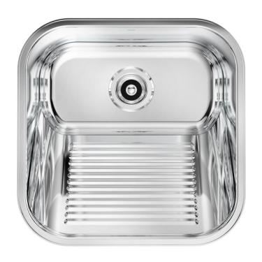 Imagem de Tanque Docol Loggica 25 L Em Aço Inox Alto Brilho 40x40 Cm