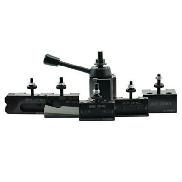 Imagem de Shars OXA Conjunto de ferramentas de troca rápida tipo cunha de torno CNC 6 peças para giro de torno de 15 a 23 cm (ferramenta de corte 4°) 202-9460 S}