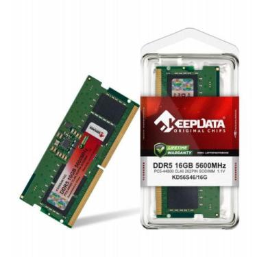 Imagem de Memória para Notebook Keepdata 16 GB 5600MHz DDR5 KD56S46/16G - KeepDa
