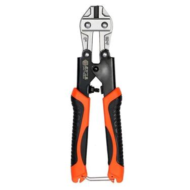 Imagem de Alicate de Corte Profissional, 200mm - 8" - Cromo-Vanádio, Vergalhão Cabos De Aço Fios Capacidade 3,2mm, Cabo Emborrachado, Amarelo e Preto