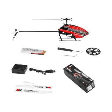 Imagem de Helicóptero RC 3D Wltoys XK K110S - 6CH, 6G, Motor Sem Escova e Compat