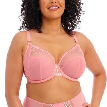 Imagem de Elomi Sutiã feminino plus size Matilda sem forro com aro, rosa, 40E